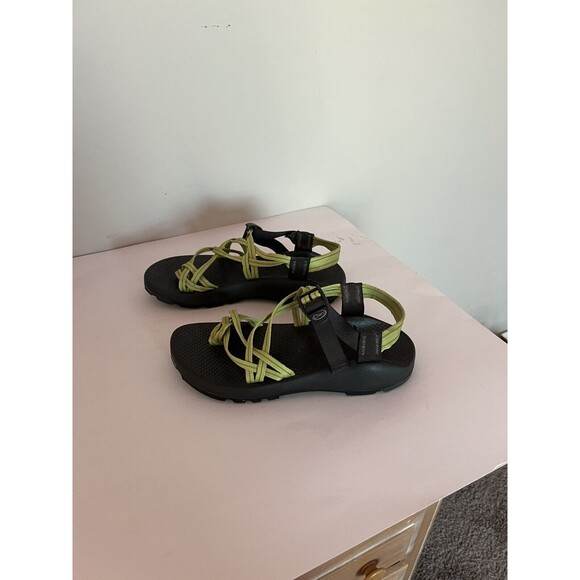 Chaco ZX/2 Green Sandals Vibram Sole Toe Loop Water Shoes Women’s Size 10 US - Picture 4 of 5
